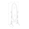 Monarch Specialties Mirror, Full Length, Standing, Floor, 60" Oval, Dressing, Bedroom, Wood, White, Traditional I 3102 - alternate 2